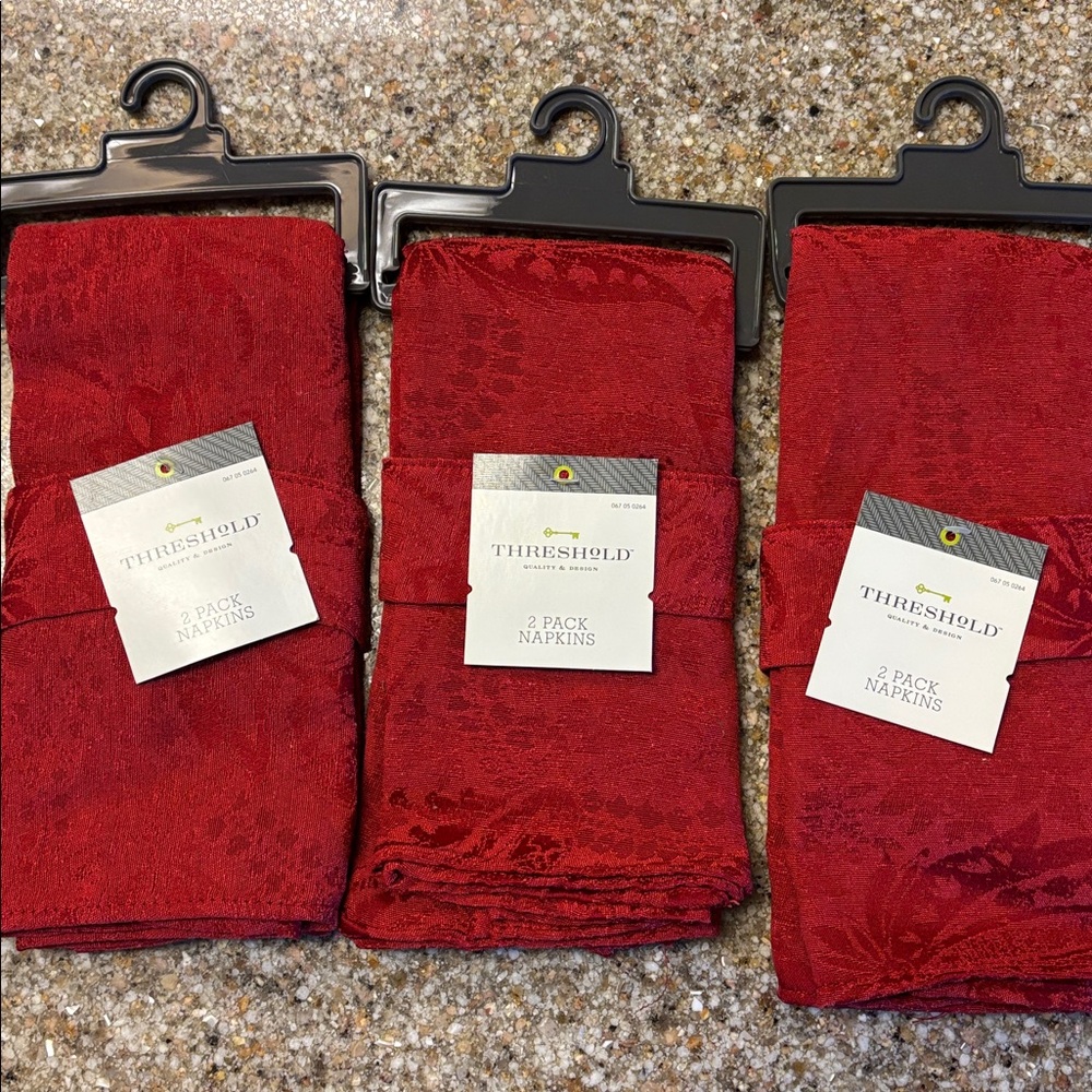 Threshold Classic Red Napkins Set of 6